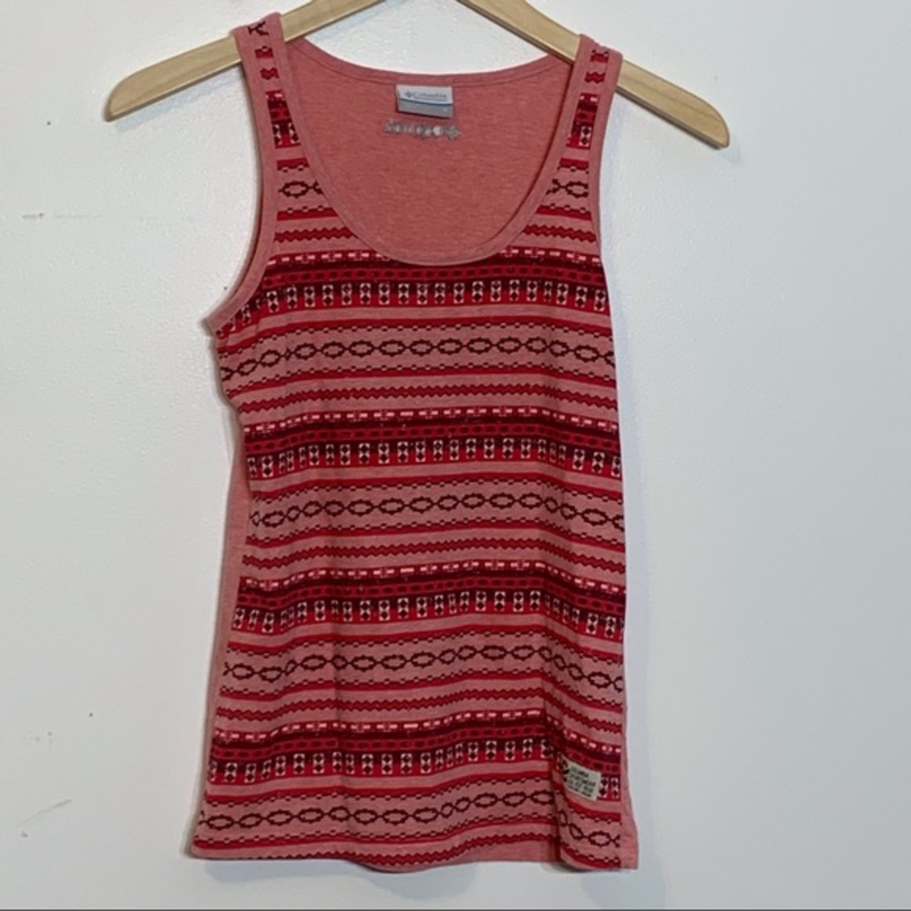 EUC Columbia Sportswear aztec graphic‎ tank top